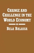 Cover: Change and Challenge in the World Economy - Palgrave Macmillan