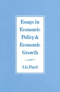 Cover: Essays in Economic Policy and Economic Growth - Palgrave Macmillan