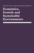 Cover: Economics, Growth and Sustainable Environments - Palgrave Macmillan