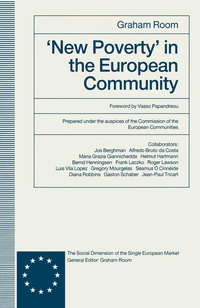 Enlarge image Cover: 'New Poverty' in the European Community - Palgrave Macmillan