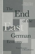 Cover: The End of the East German Economy - Palgrave Macmillan