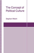 Cover: The Concept of Political Culture - Palgrave Macmillan