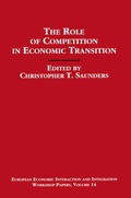 Cover: The Role of Competition in Economic Transition - Palgrave Macmillan