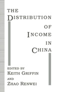 Cover: The Distribution of Income in China - Palgrave Macmillan