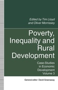 Cover: Poverty, Inequality and Rural Development - Palgrave Macmillan