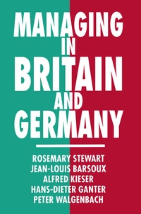 Enlarge image Cover: Managing in Britain and Germany - Palgrave Macmillan