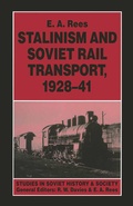 Cover: Stalinism and Soviet Rail Transport, 1928-41 - Palgrave Macmillan