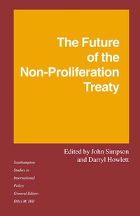 Enlarge image Cover: The Future of the Non-Proliferation Treaty - Palgrave Macmillan