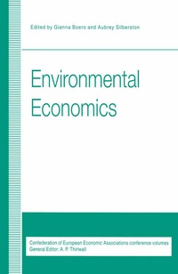 Enlarge image Cover: Environmental Economics - Palgrave Macmillan