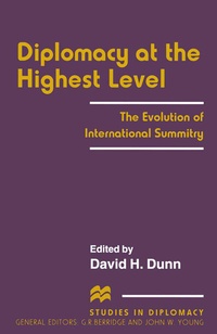 Abbildung von: Diplomacy at the Highest Level - Palgrave Macmillan