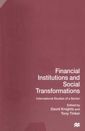 Cover: Financial Institutions and Social Transformations - Palgrave Macmillan