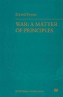 Cover: War: A Matter of Principles - Palgrave Macmillan