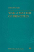 Cover: War: A Matter of Principles - Palgrave Macmillan