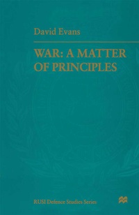 Enlarge image Cover: War: A Matter of Principles - Palgrave Macmillan