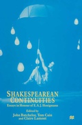 Cover: Shakespearean Continuities - Palgrave Macmillan