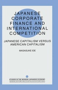 Cover: Japanese Corporate Finance and International Competition - Palgrave Macmillan