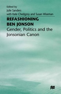 Cover: Refashioning Ben Jonson - Palgrave Macmillan