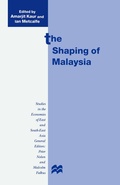 Cover: The Shaping of Malaysia - Palgrave Macmillan