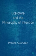 Cover: Literature and the Philosophy of Intention - Palgrave Macmillan