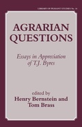 Cover: Agrarian Questions - Routledge