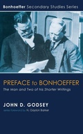 Cover: Preface to Bonhoeffer - Wipf & Stock Publishers