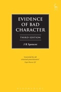 Abbildung von: Evidence of Bad Character - Hart Publishing