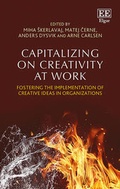 Cover: Capitalizing on Creativity at Work - Edward Elgar Publishing