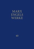 Cover: MEW / Marx-Engels-Werke Band 40 - Dietz