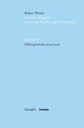 Cover: Kritische Robert-Walser-Ausgabe / Mikrogramme 1924/1925 - Stroemfeld