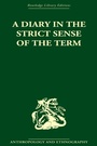 Cover: A Diary in the Strictest Sense of the Term - Routledge