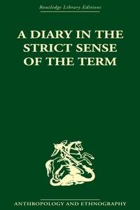 Enlarge image Cover: A Diary in the Strictest Sense of the Term - Routledge