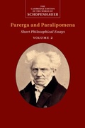 Cover: Schopenhauer: Parerga and Paralipomena: Volume 2 - Cambridge University Press
