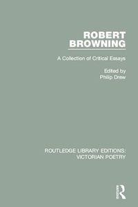 Enlarge image Cover: Robert Browning - Routledge