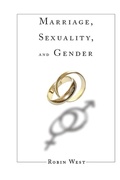 Cover: Marriage, Sexuality, and Gender - Routledge