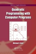 Cover: Quadratic Programming with Computer Programs - Chapman & Hall/CRC