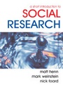 Cover: A Short Introduction to Social Research - SAGE Publications Inc