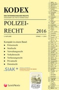 Bild: KODEX Polizeirecht 2016 - LexisNexis Verlag ARD ORAC GmbH