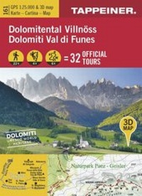 Abbildung von: 3D-Wanderkarte Villnöß und Umgebung - Athesia-Tappeiner Verlag