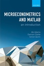 Cover: Microeconometrics and MATLAB: An Introduction - OUP eBook