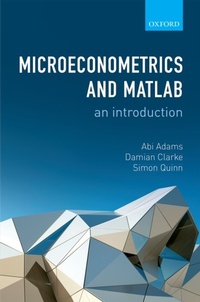 Abbildung von: Microeconometrics and MATLAB: An Introduction - OUP eBook