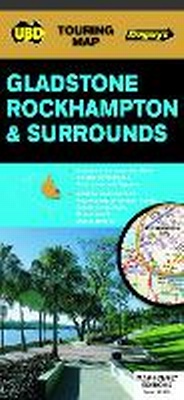 Abbildung von: Gladstone Rockhampton Map 483/487 2nd ed - UBD Gregory's