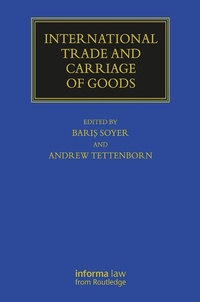 Abbildung von: International Trade and Carriage of Goods - Informa Law