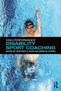 Cover: High Performance Disability Sport Coaching - Routledge