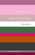 Cover: Gegen abend oder sp&auml;ter - Books on Demand