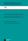 Cover: MT-Jeremia und LXX-Jeremia 1-24 - Vandenhoeck & Ruprecht