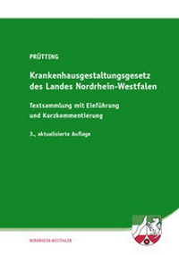 Abbildung von: Krankenhausgestaltungsgesetz des Landes Nordrhein-Westfalen - SV SAXONIA