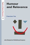 Cover: Humour and Relevance - John Benjamins Publishing Co