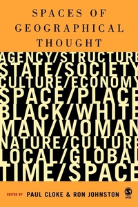 Enlarge image Cover: Spaces of Geographical Thought - SAGE Publications Inc