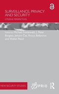 Cover: Surveillance, Privacy and Security - Routledge
