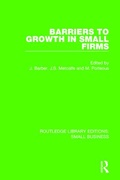 Cover: Barriers to Growth in Small Firms - Routledge